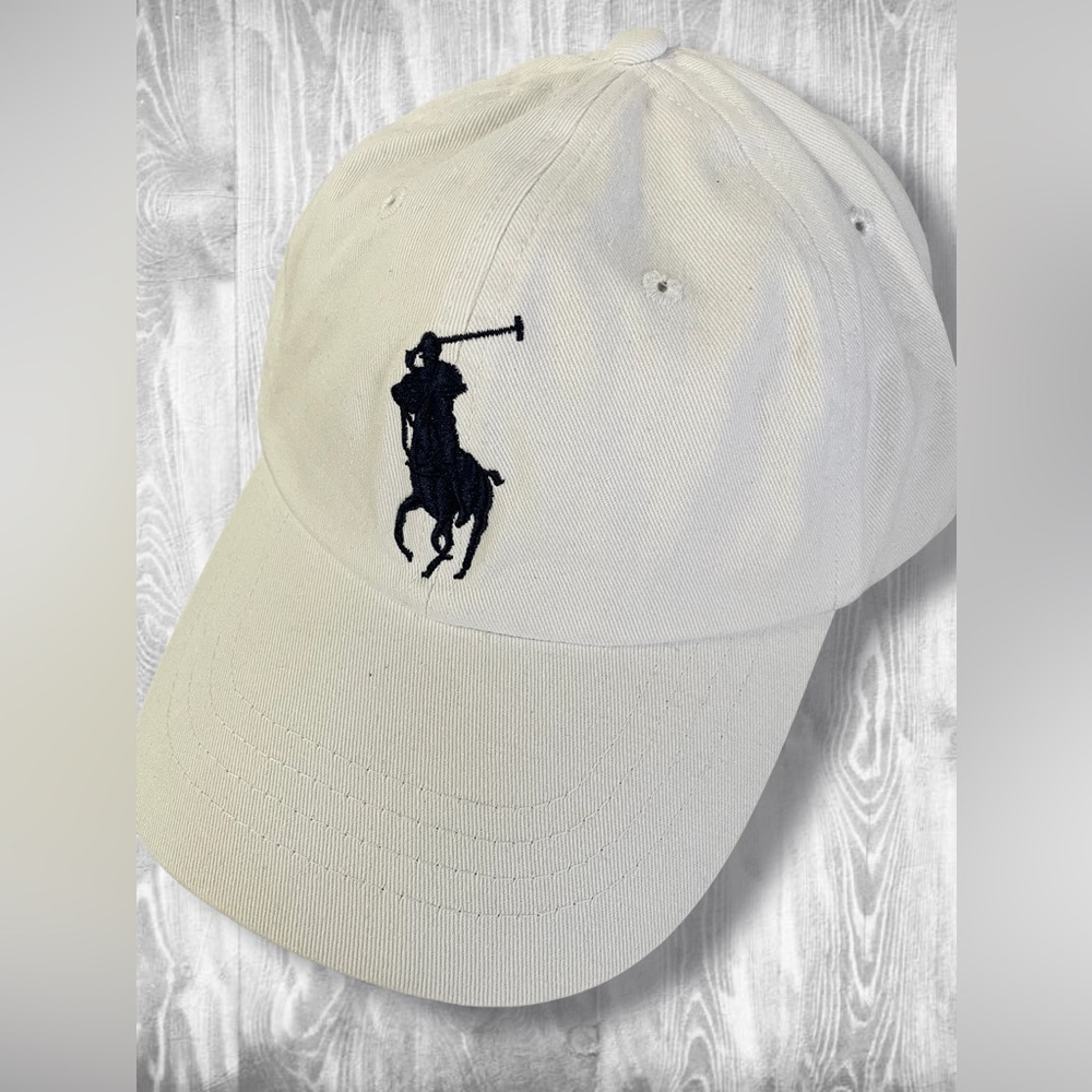 Polo by Ralph Lauren Cream Baseball Cap